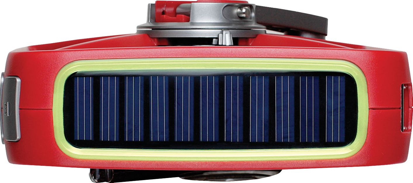 Eton NFRX3WXR Multi-Powered AM/FM/NOAA Weather Radio with LED Flashlight - Red