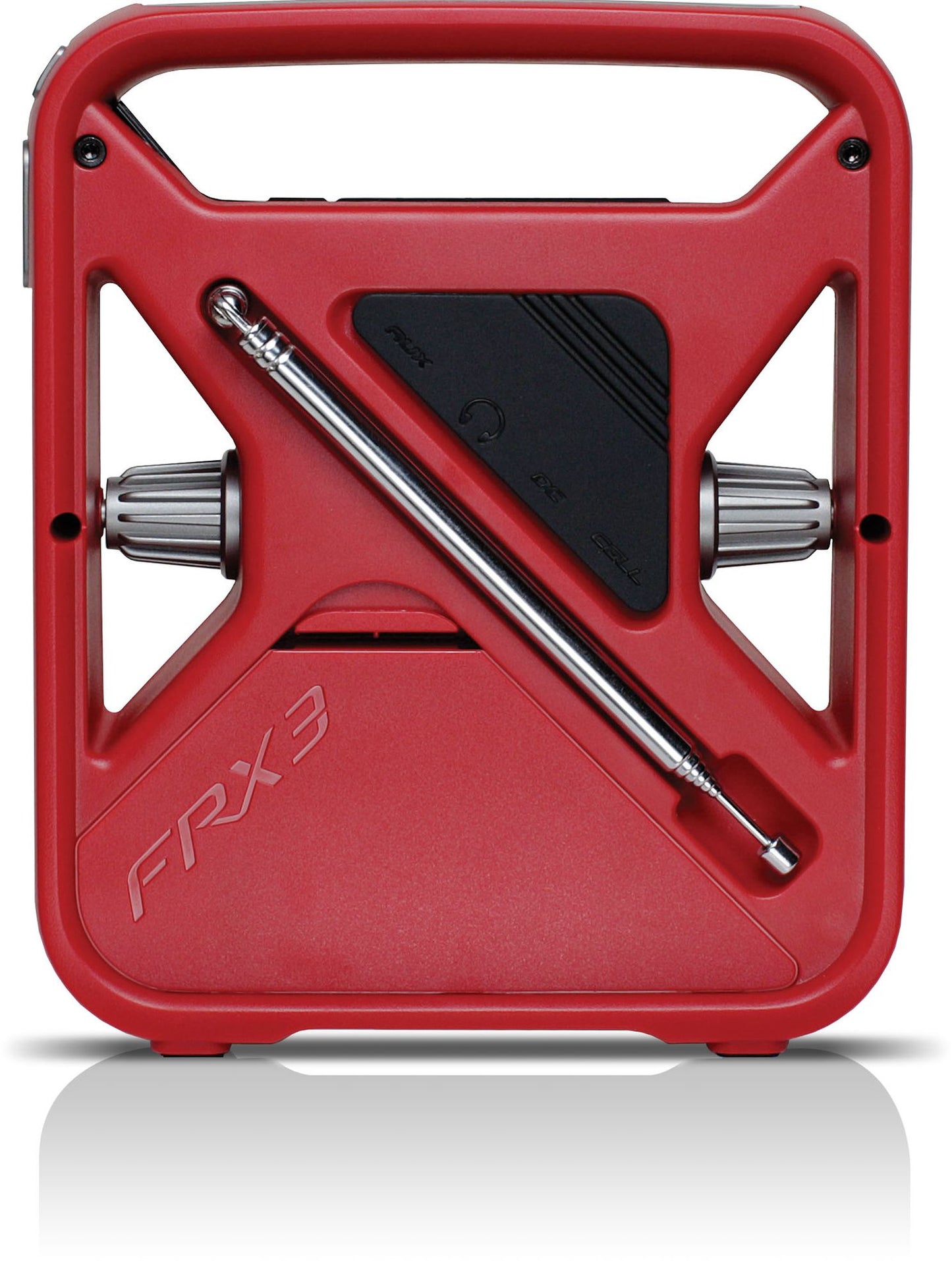 Eton NFRX3WXR Multi-Powered AM/FM/NOAA Weather Radio with LED Flashlight - Red