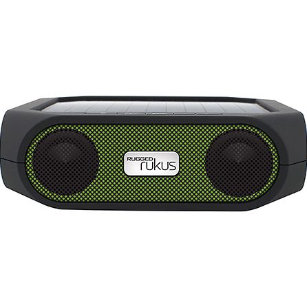 Eton NRKS200B Rugged Rukus Solar Bluetooth Audio System - Black & Green