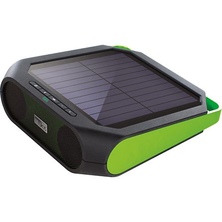 Eton NRKS200B Rugged Rukus Solar Bluetooth Audio System - Black & Green