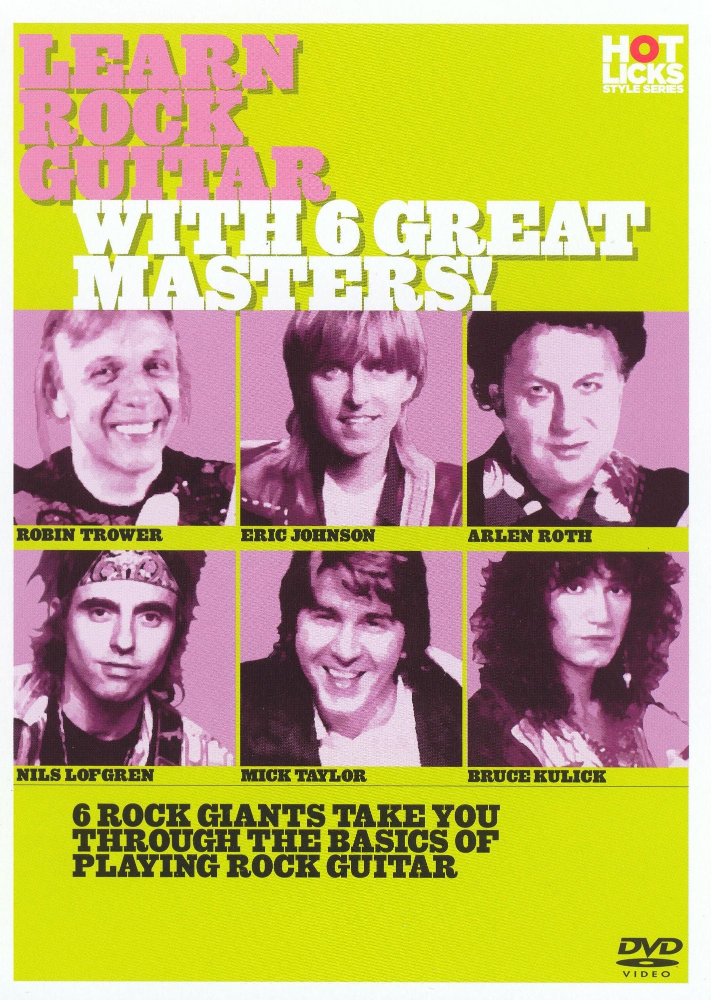 Learn Rock Guitar with 6 Great Masters
