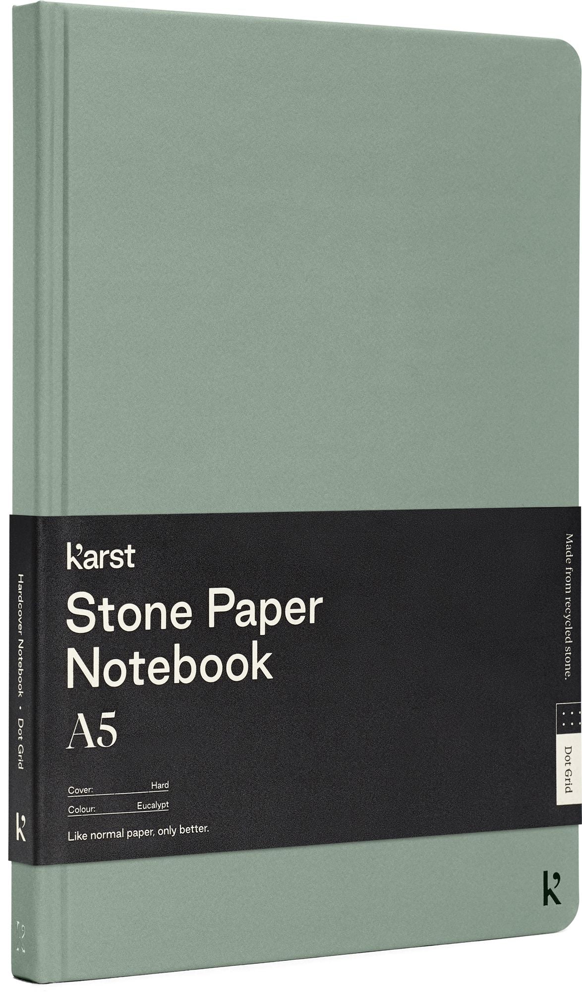 Karst Stone Paper A5 Eucalyptus Hardcover Notebook