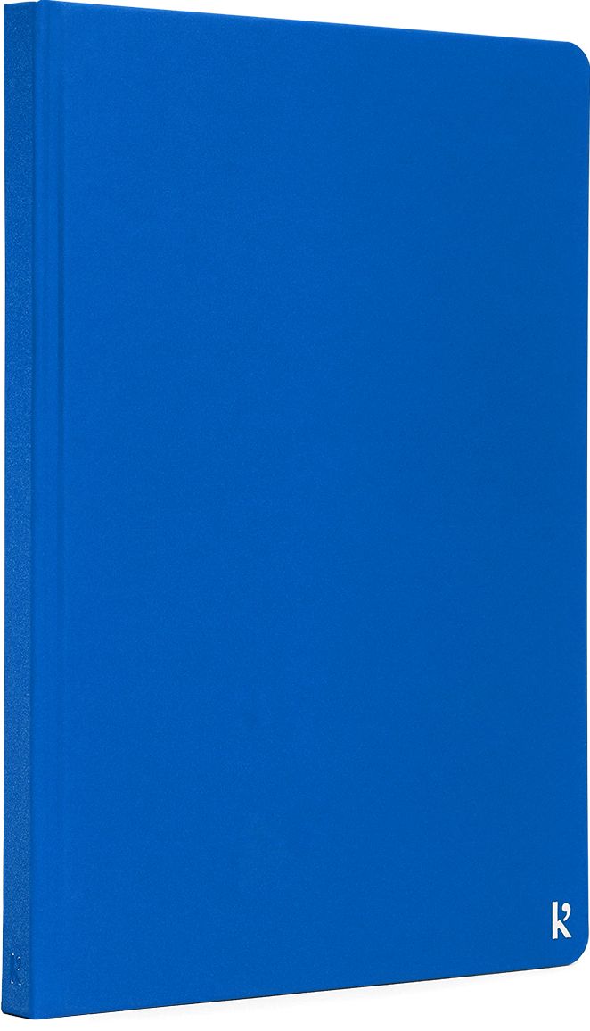 Karst Stone Paper A5 Hardcover Notebook - Boltblue (lined)