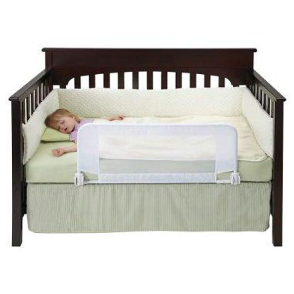 Dex Baby Products Safe Sleeper Convertible Crib Bed Rail, White