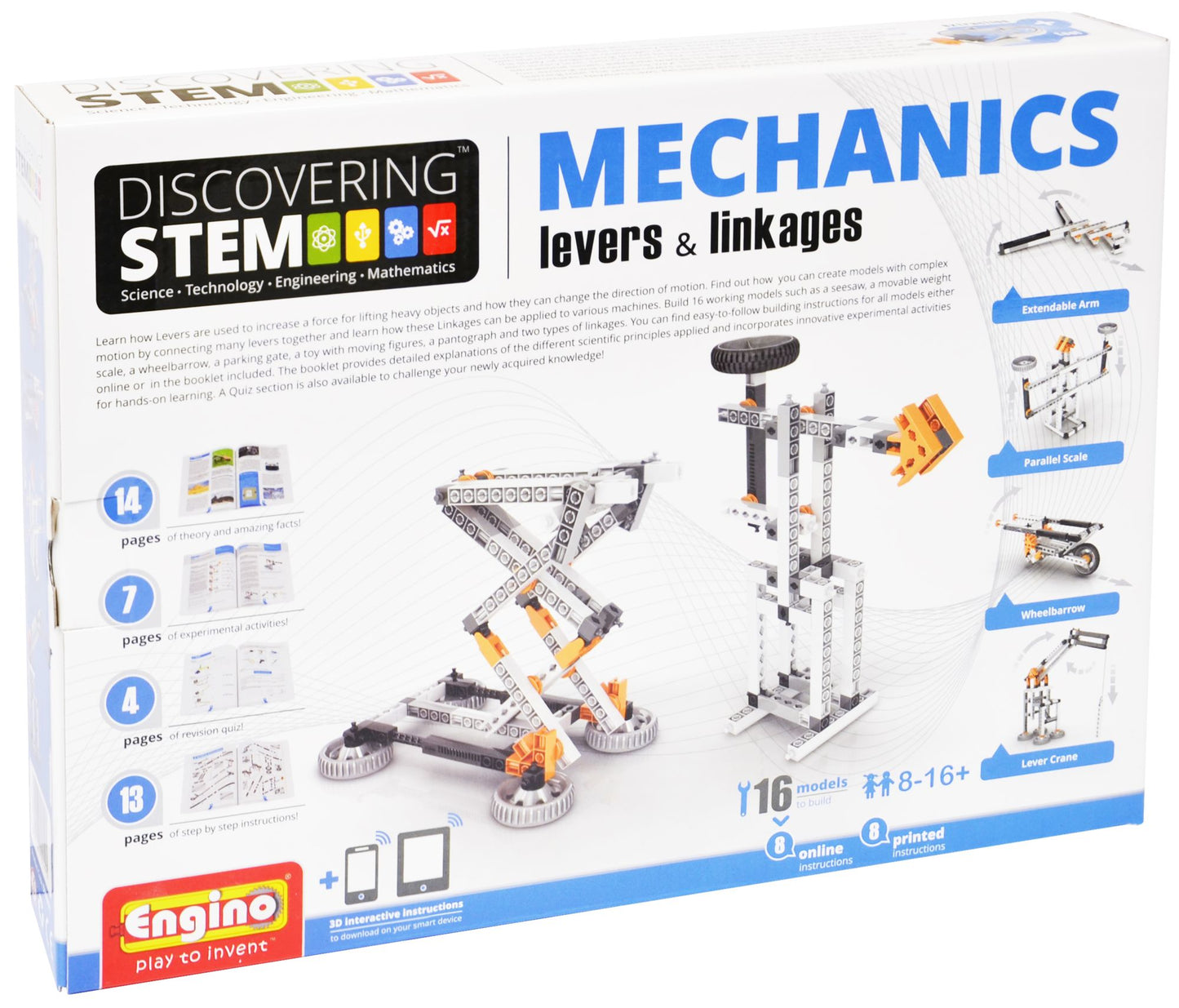 Engino STEM Mechanics Levers & Linkages