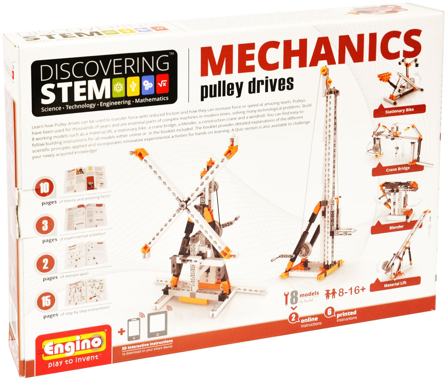 Engino STEM Mechanics Pulley Drives