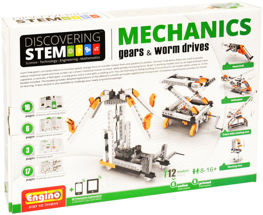 Engino STEM Mechanics Gears & WormDrives
