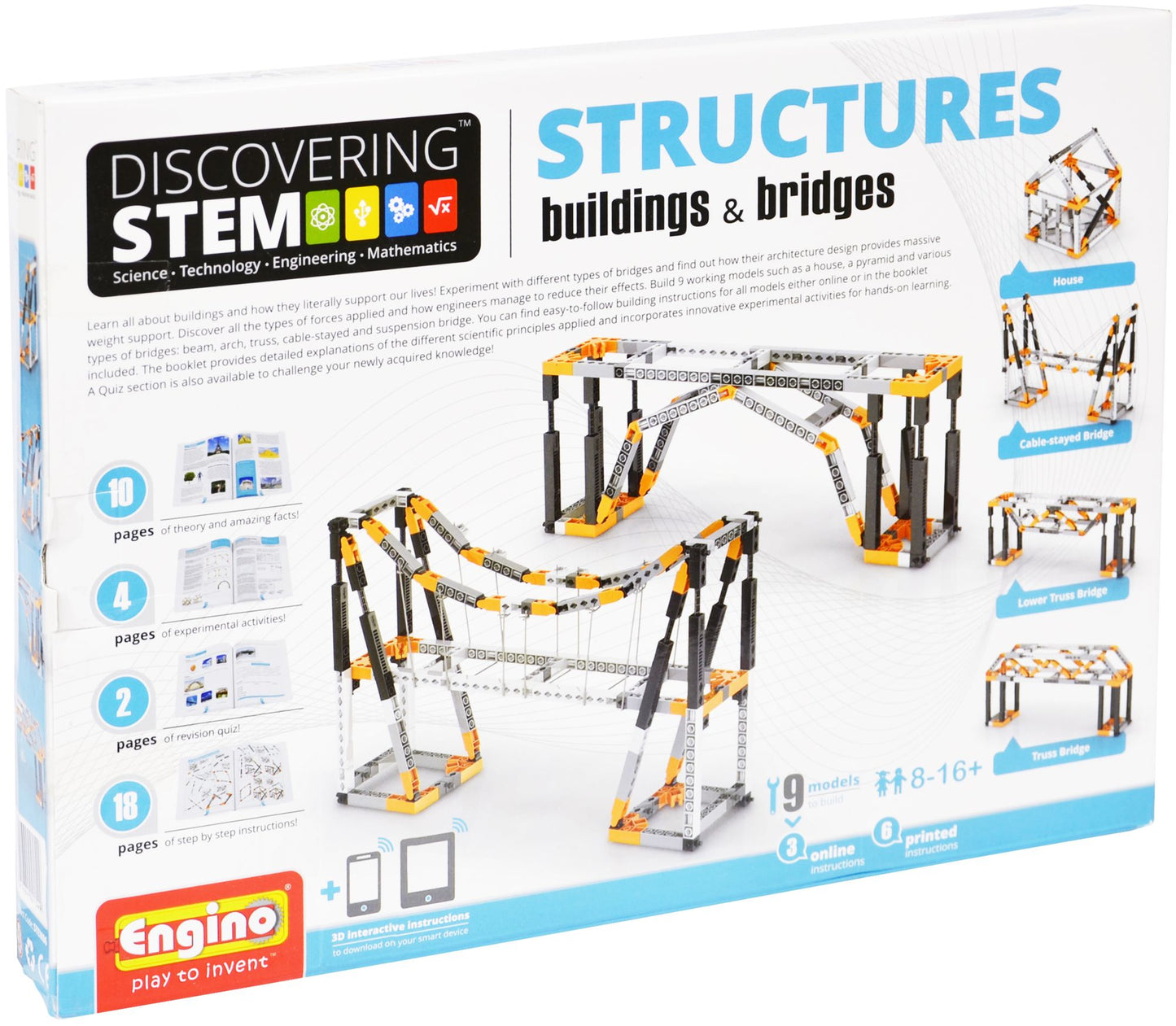 Engino STEM Mechanics Buildings & Bridges