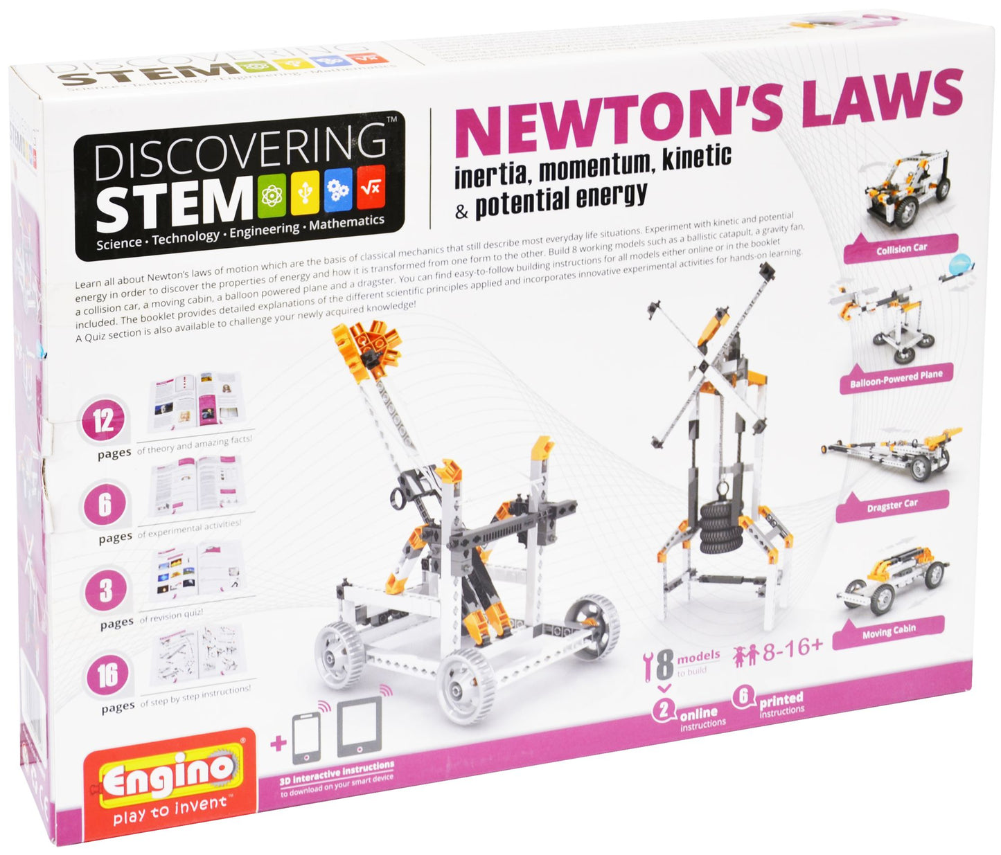 Engino STEM Mechanics Newton's Laws: Inertia & Energy