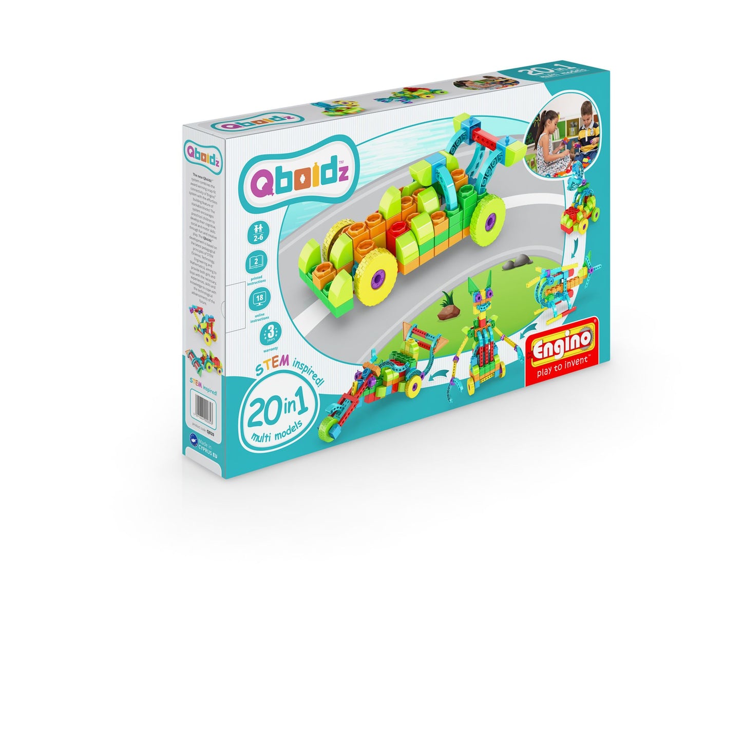 Engino Qboidz 20 In 1 Multi Models Building Set