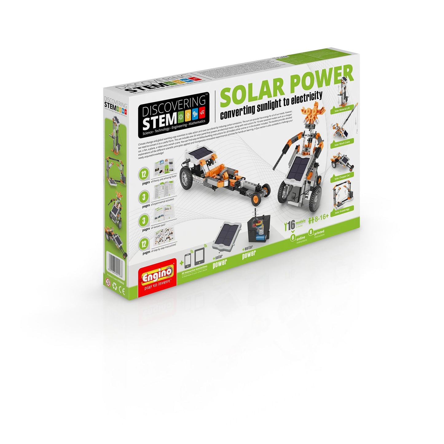 Engino S.T.E.M. Solar Power Building Set