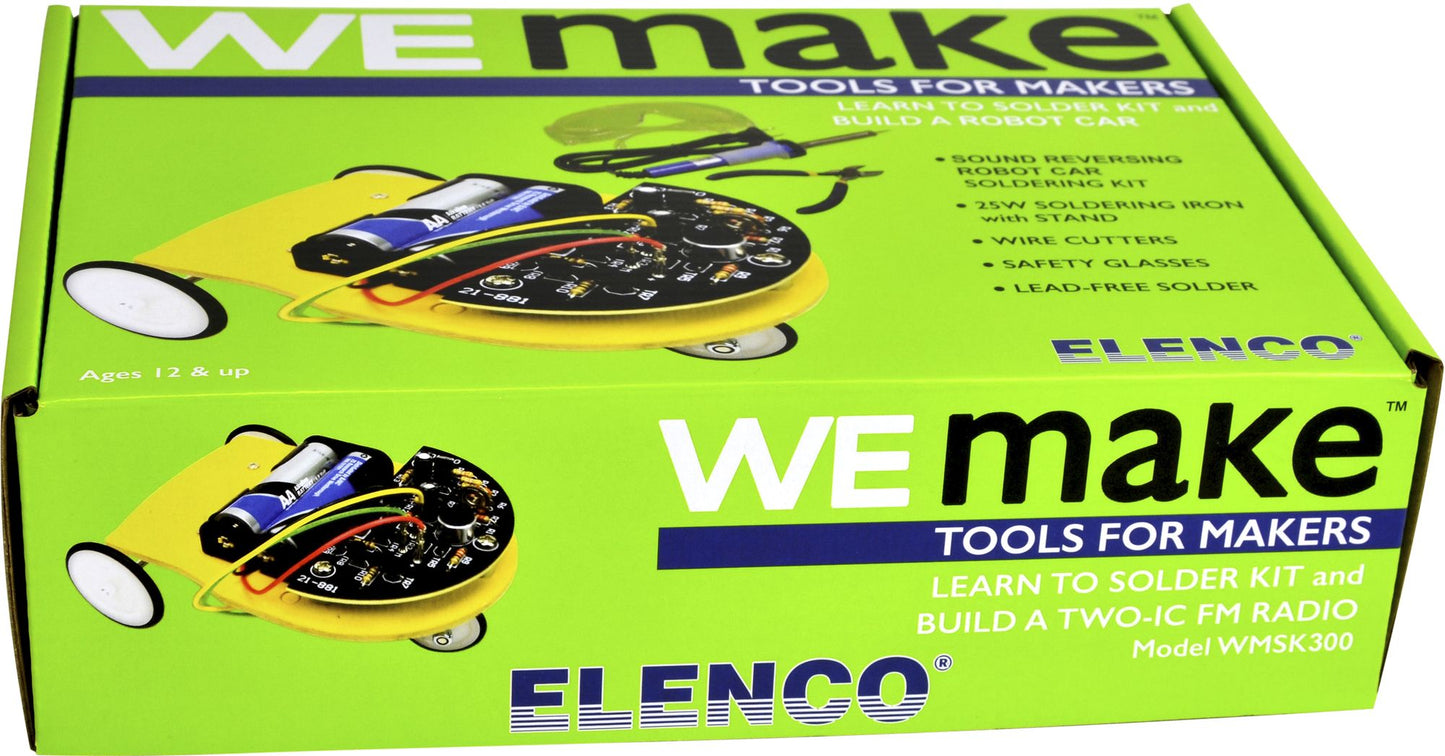 WEmake REVERSING SOUND CAR - LEARN TO SOLDER KIT
