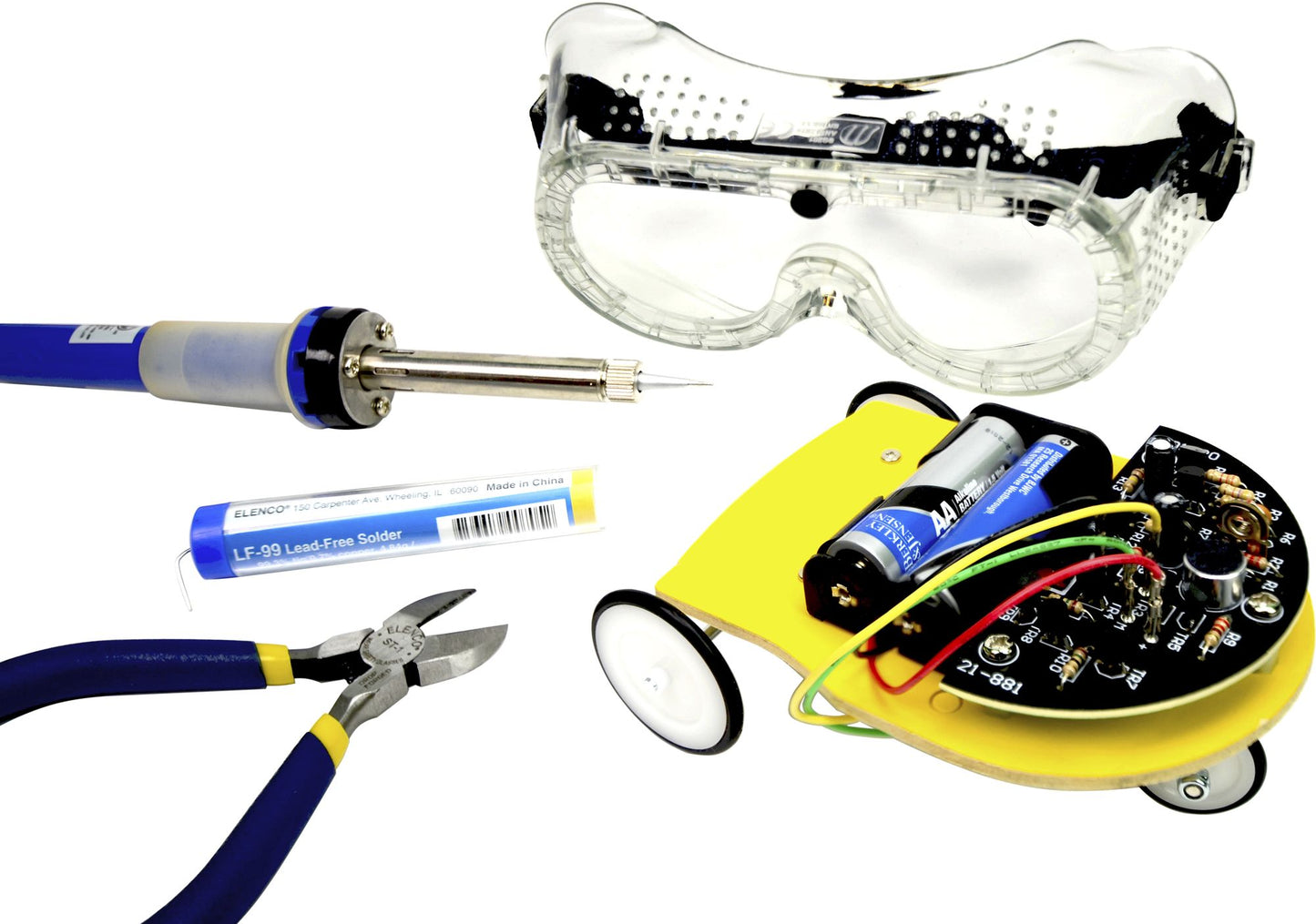 WEmake REVERSING SOUND CAR - LEARN TO SOLDER KIT