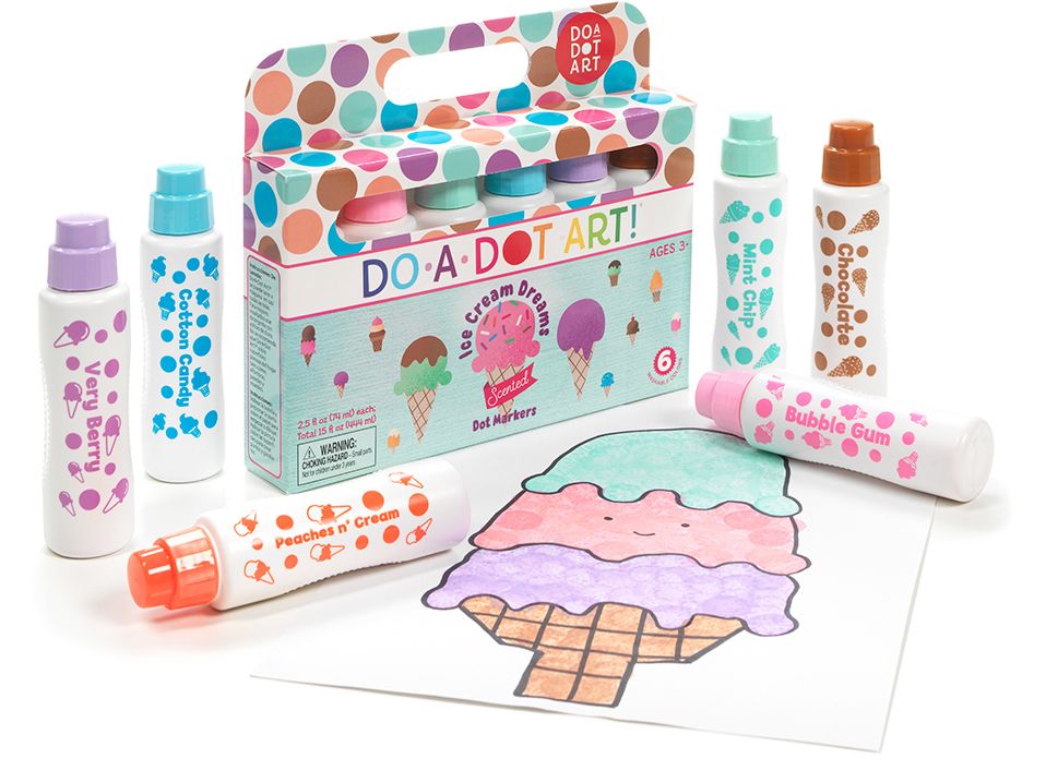Do-A-Dot Art! 6 Pack Scented Ice Cream Dreams Markers