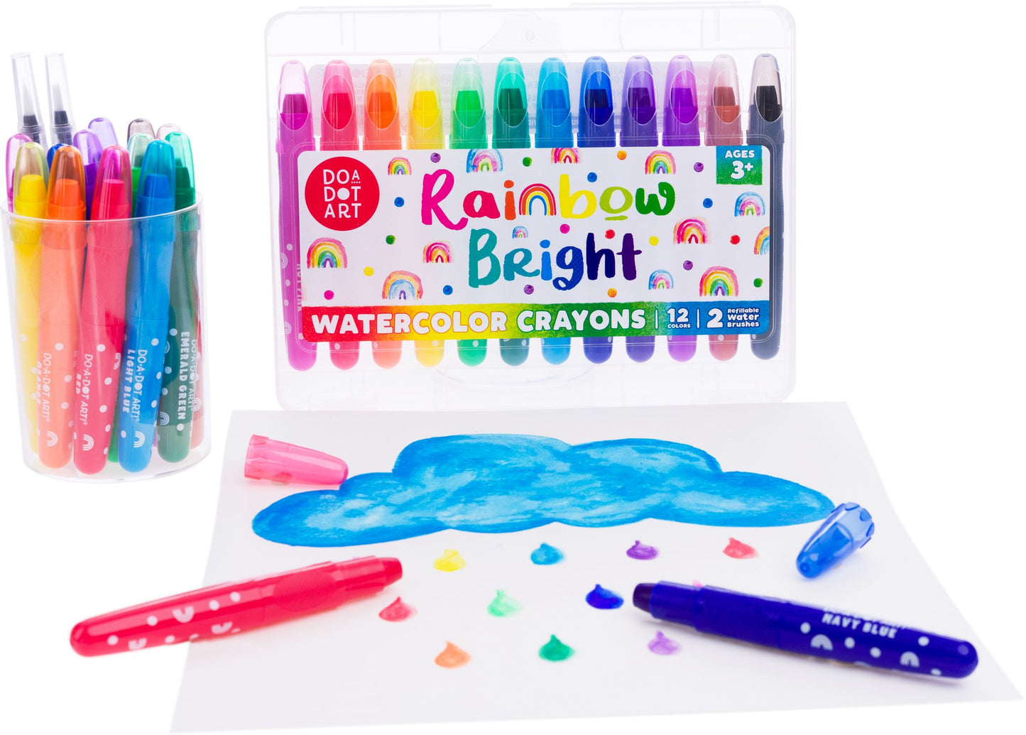 Do-A-Dot Art! Rainbow Bright Watercolor Crayons
