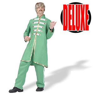 Peter Alan Inc 6130 60&amp;apos;s Musician Green Adult Costume Size Large- Men Chest Size 42 -44