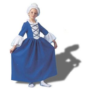 Peter Alan Inc 10119 Martha Washington Child Costume Size Large- Size 12-14