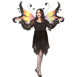 Peter Alan Inc 17865 Faerie Dress Black Adult Costume Size Standard One-Size- Women 6-10