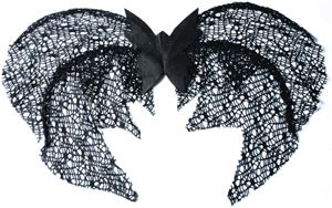 Peter Alan 196749 Black Web Wings- Club Size Adult