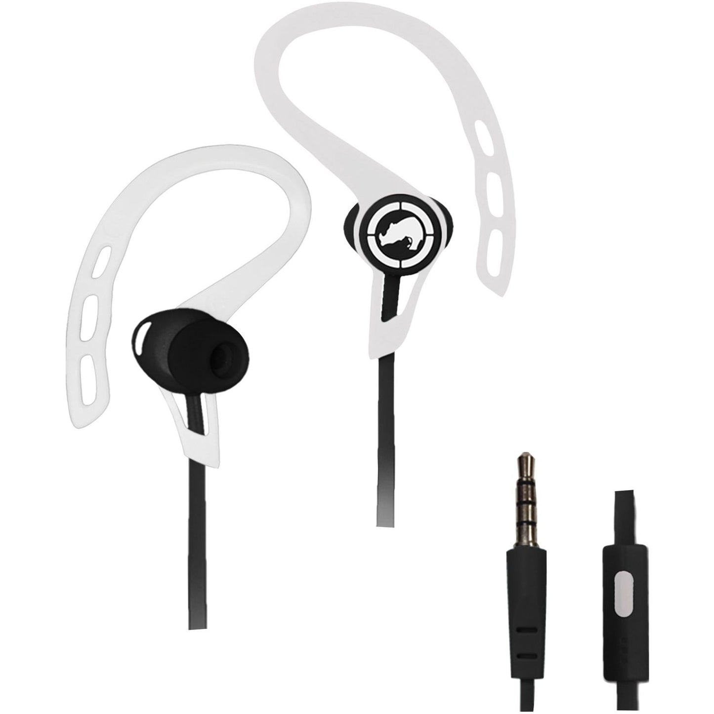 Ecko Ekurshwht Rush Sport Earphones Mic White