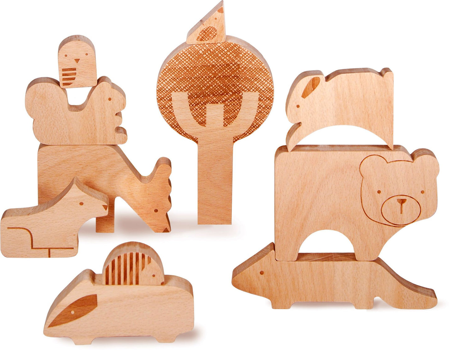 Forest Jumble Wood Puzzle + Play