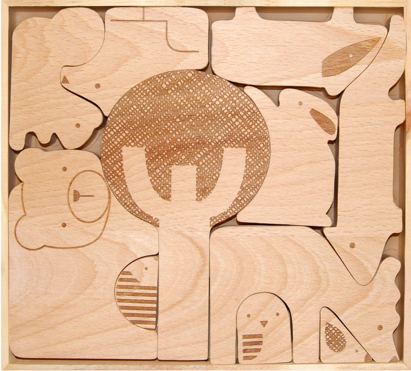 Forest Jumble Wood Puzzle + Play