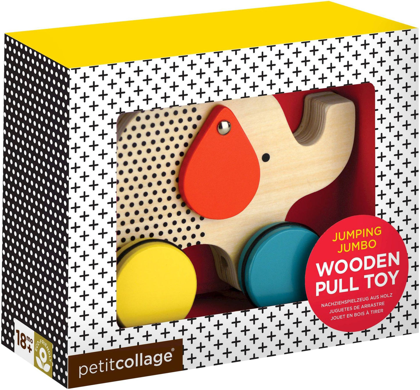 Elephant Wood Pull Toy