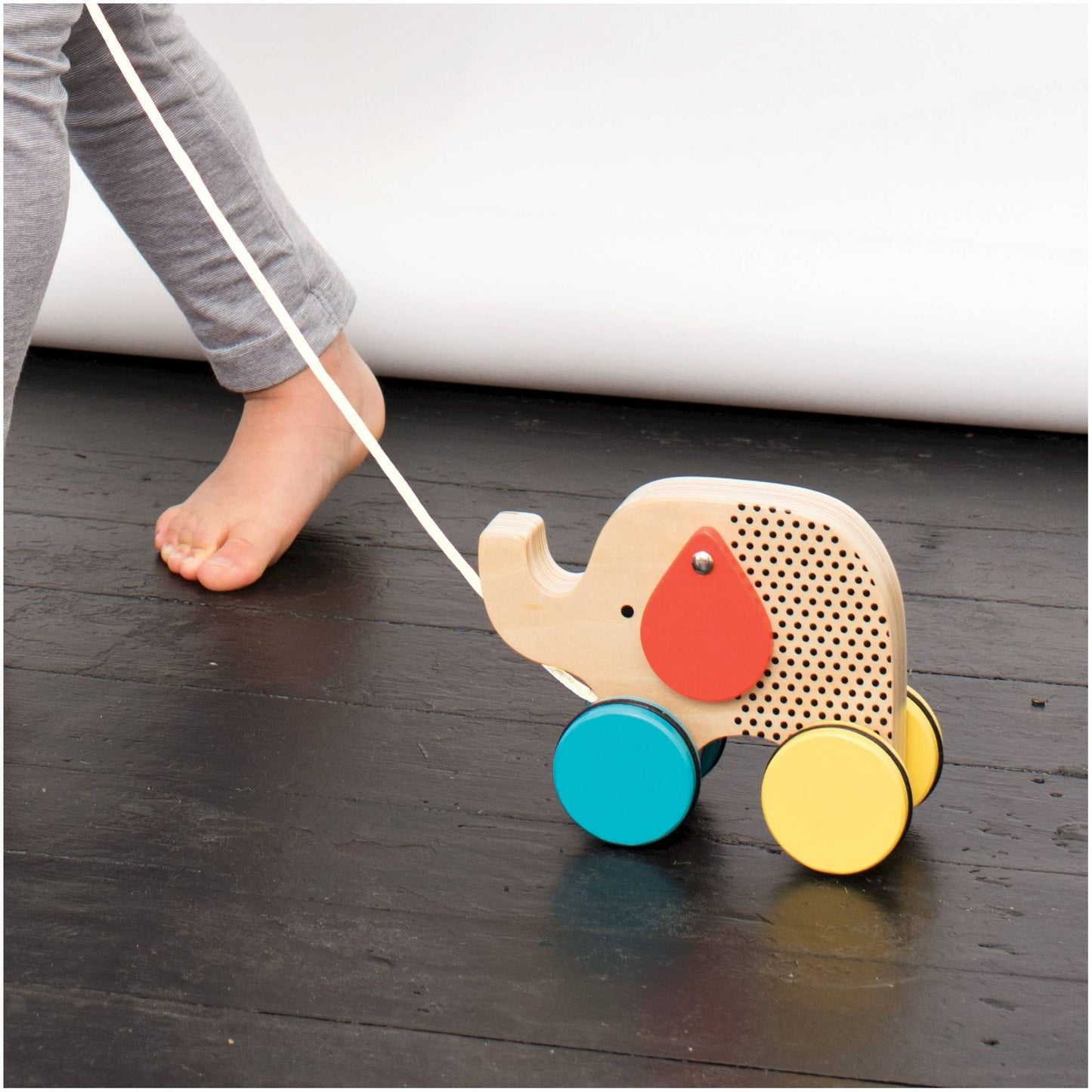Elephant Wood Pull Toy