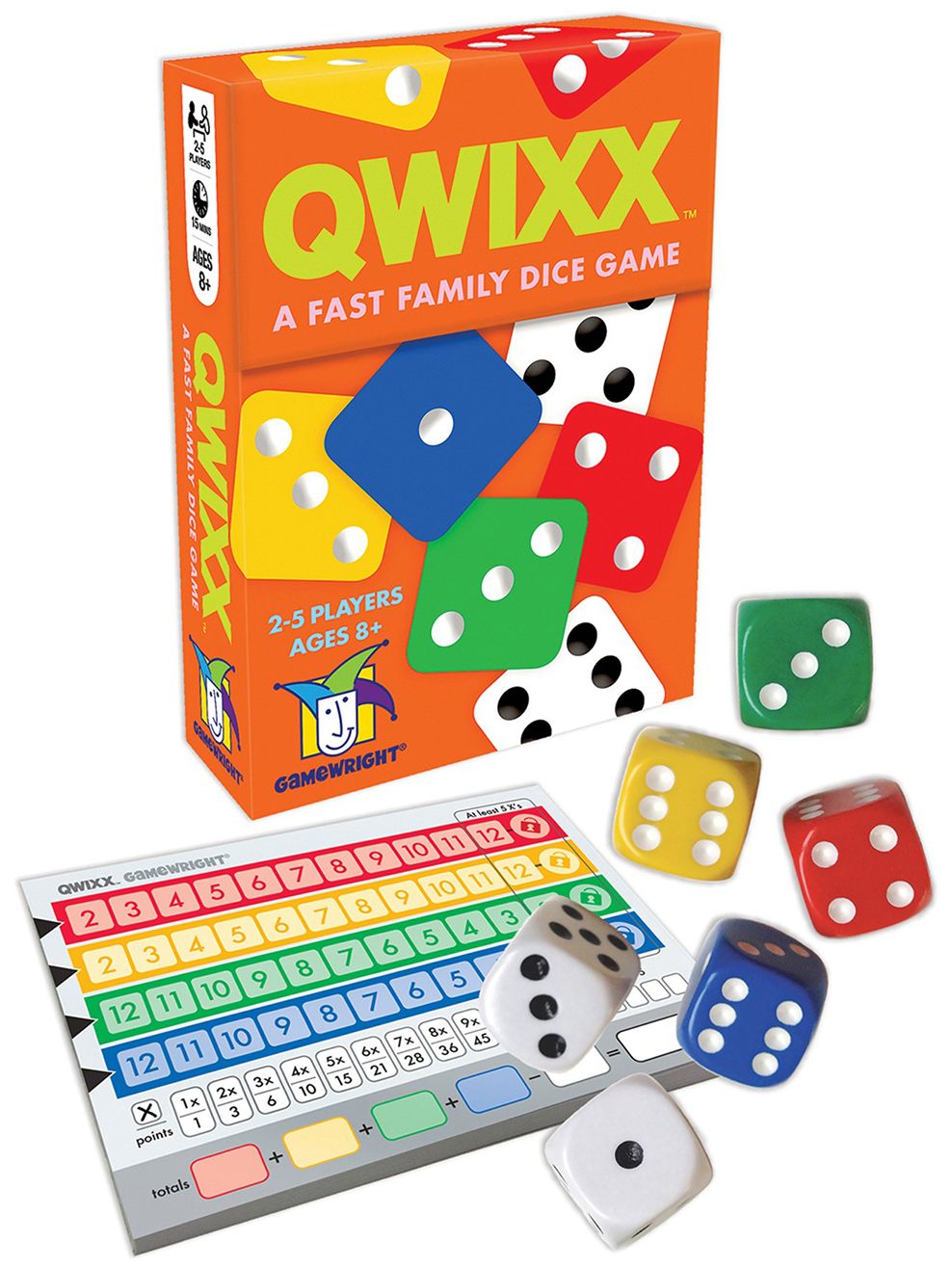 QWIXX DICE GAME