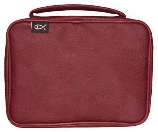 Burgandy Leatherette Bible Cover