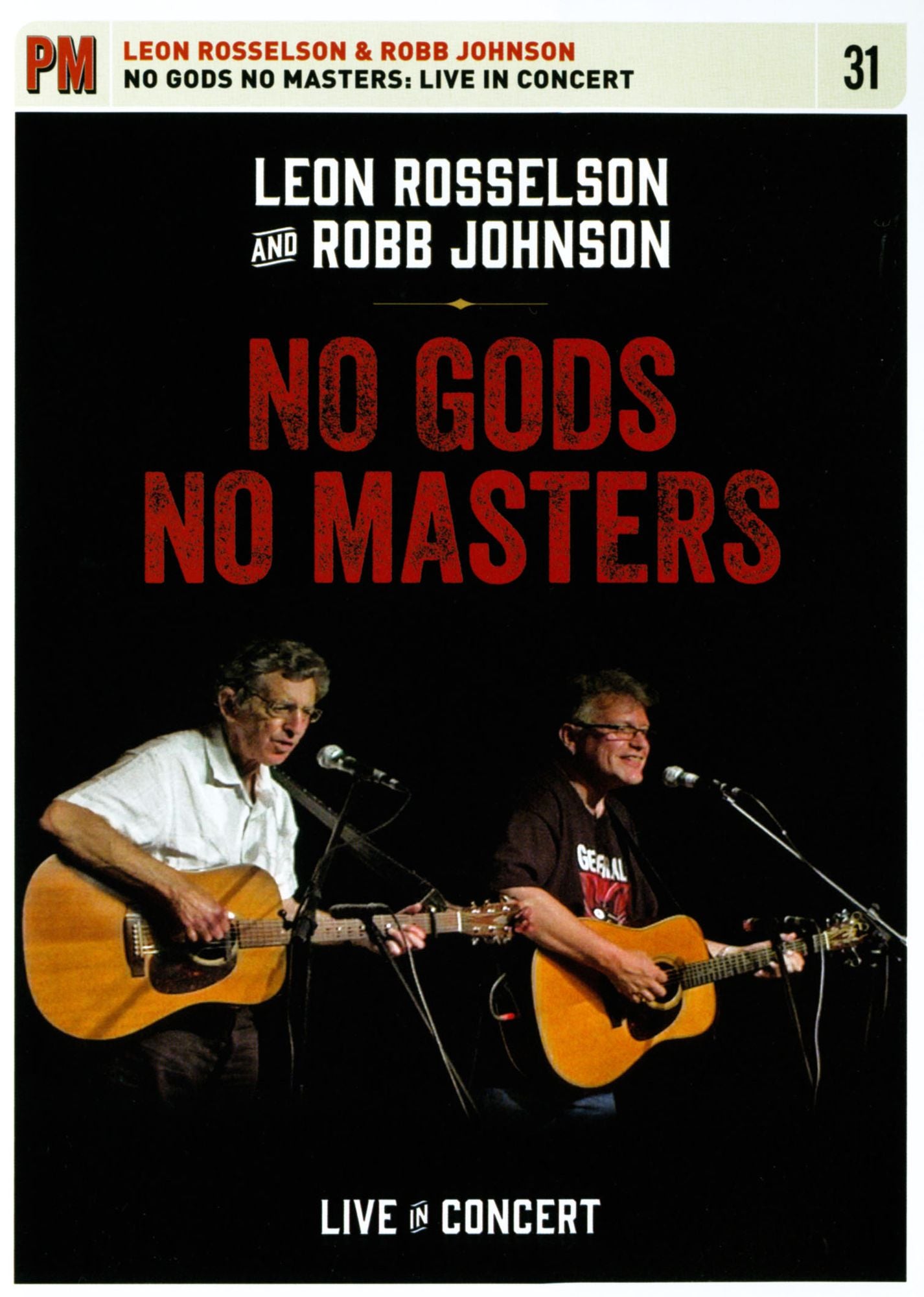 Leon Rosselson And Robb Johnson: No Gods No Masters - Live In Concert