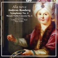 Alla Turca: Andreas Romberg - Symphony No. 4; Mozart - Violin Concerto No. 5