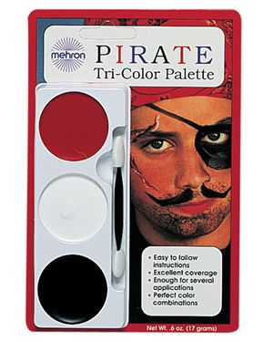 Mehron Inc. 403CP Tri Color Pallettes Pirate