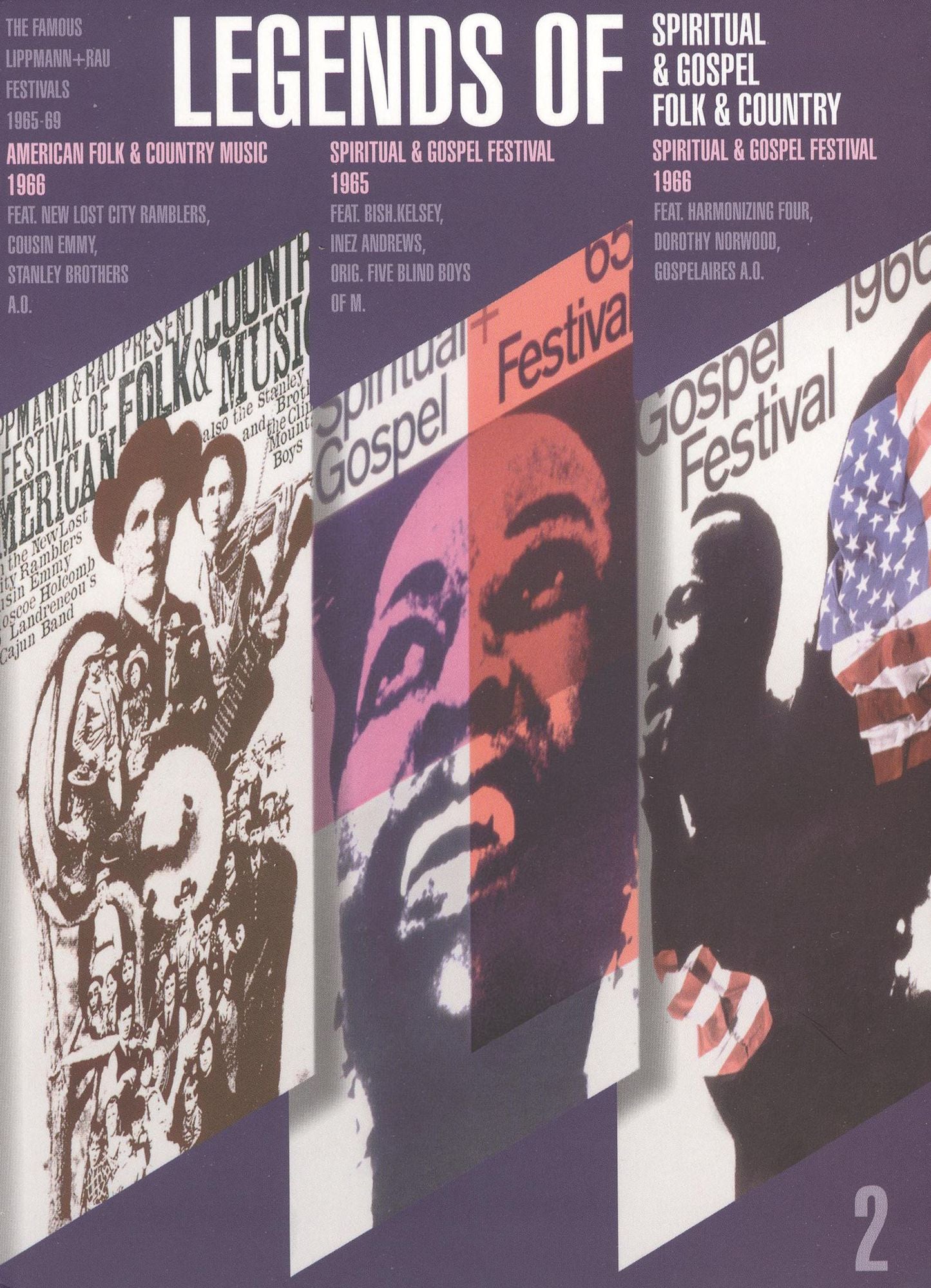 Legends of the Famous Lippman+Rau Festivals, Vol. 2: Spiritual & Gospel, Folk & Country