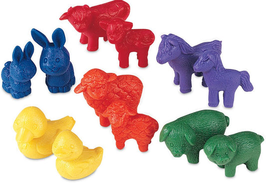 LEARNING RESOURCES LER0187 COUNTERS FRIENDLY FARM ANIMAL 144PK-GOOD JOB JAR
