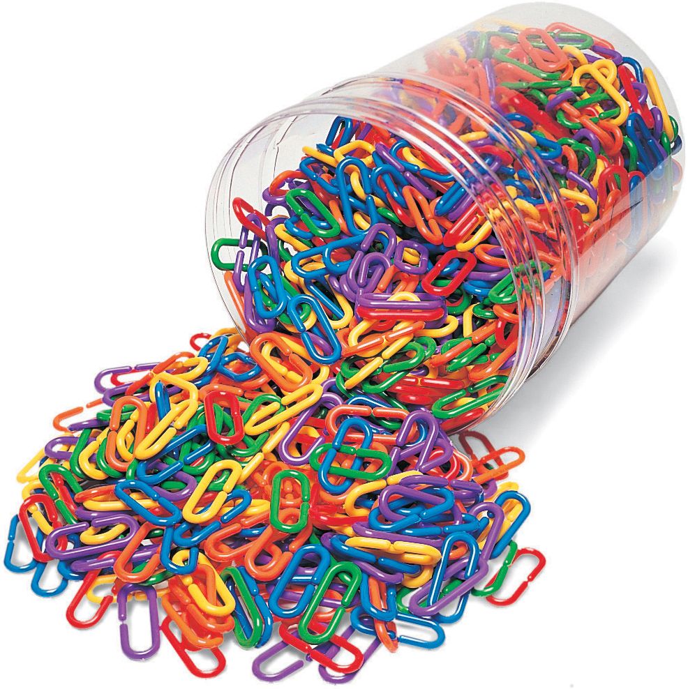 LEARNING RESOURCES LER0260 RAINBOW LINK N LEARN-1-5/8 X 3/4 IN BUCKET