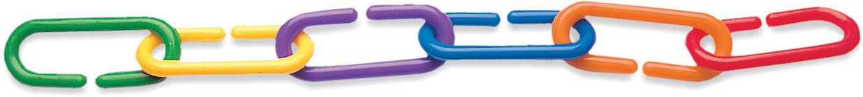 LEARNING RESOURCES LER0260 RAINBOW LINK N LEARN-1-5/8 X 3/4 IN BUCKET