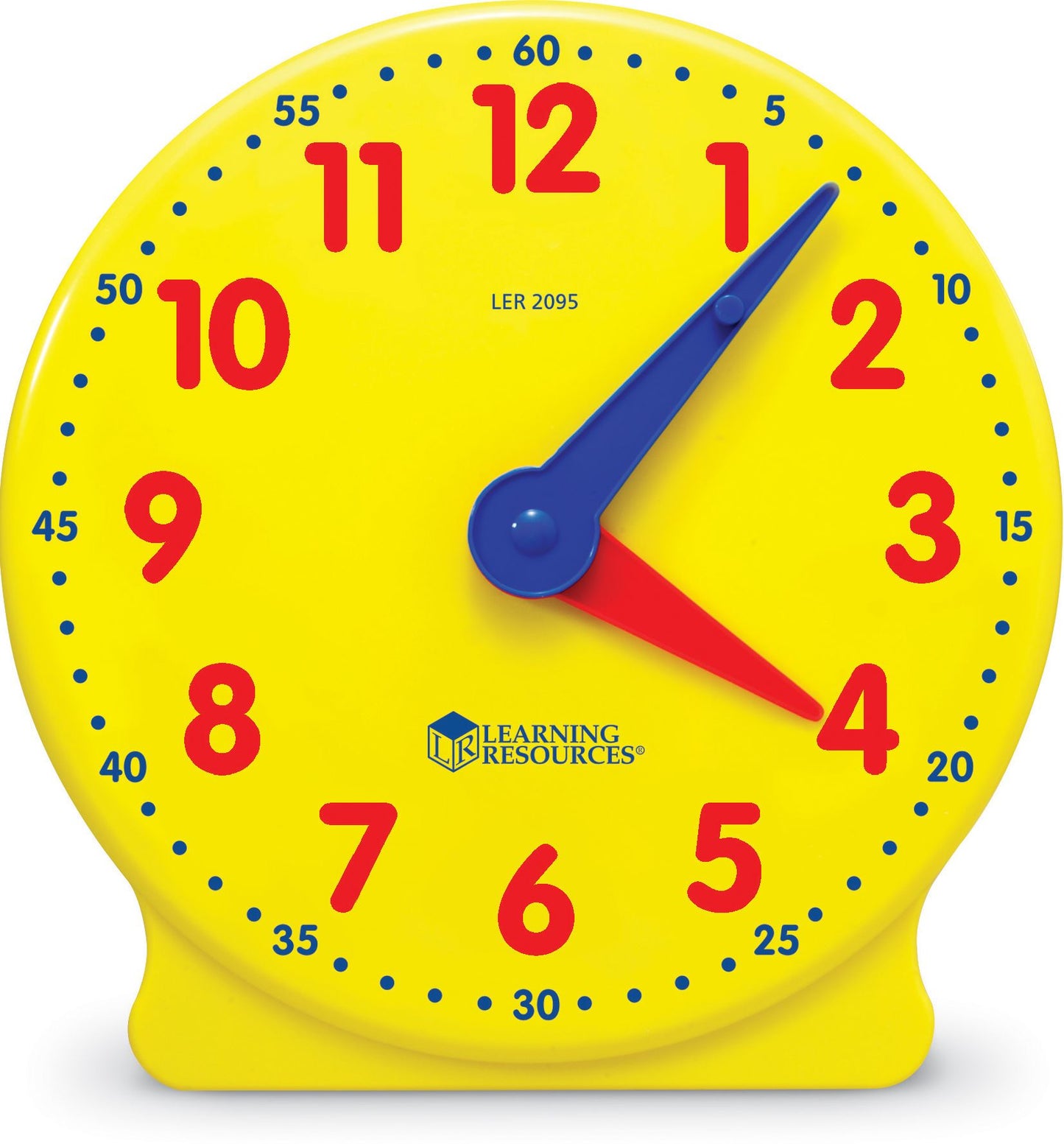 LEARNING RESOURCES LER2095 BIG TIME CLOCK STUDENT 12 HR.-5 DIAMETER PLASTIC