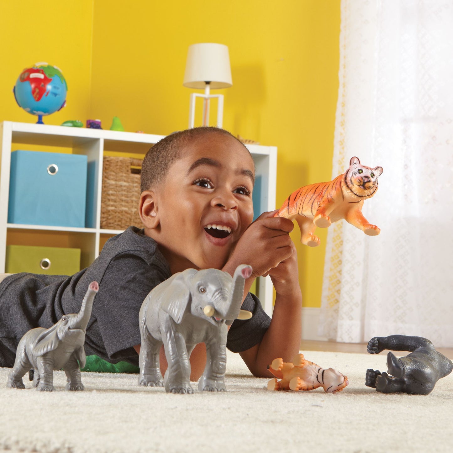 Learning Resources Jumbo Jungle Animals, Mommas and Babies