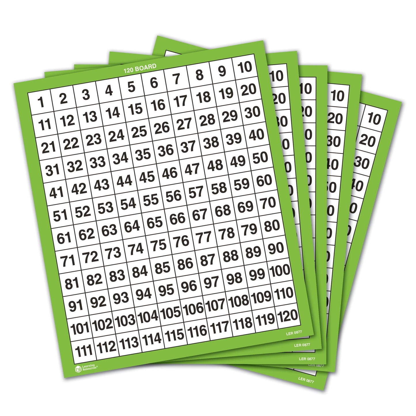 Learning Resources Laminated 120 Boards