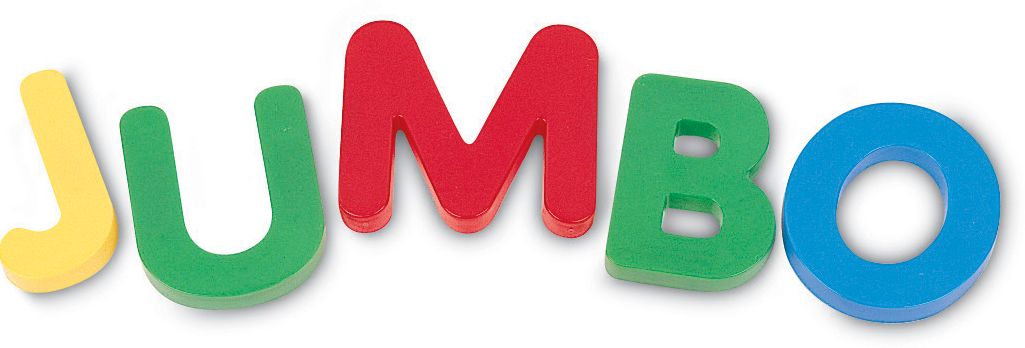 Jumbo Uppercase Magnetic Letters
