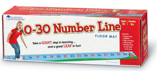 0-30 Number Line Floor Mat
