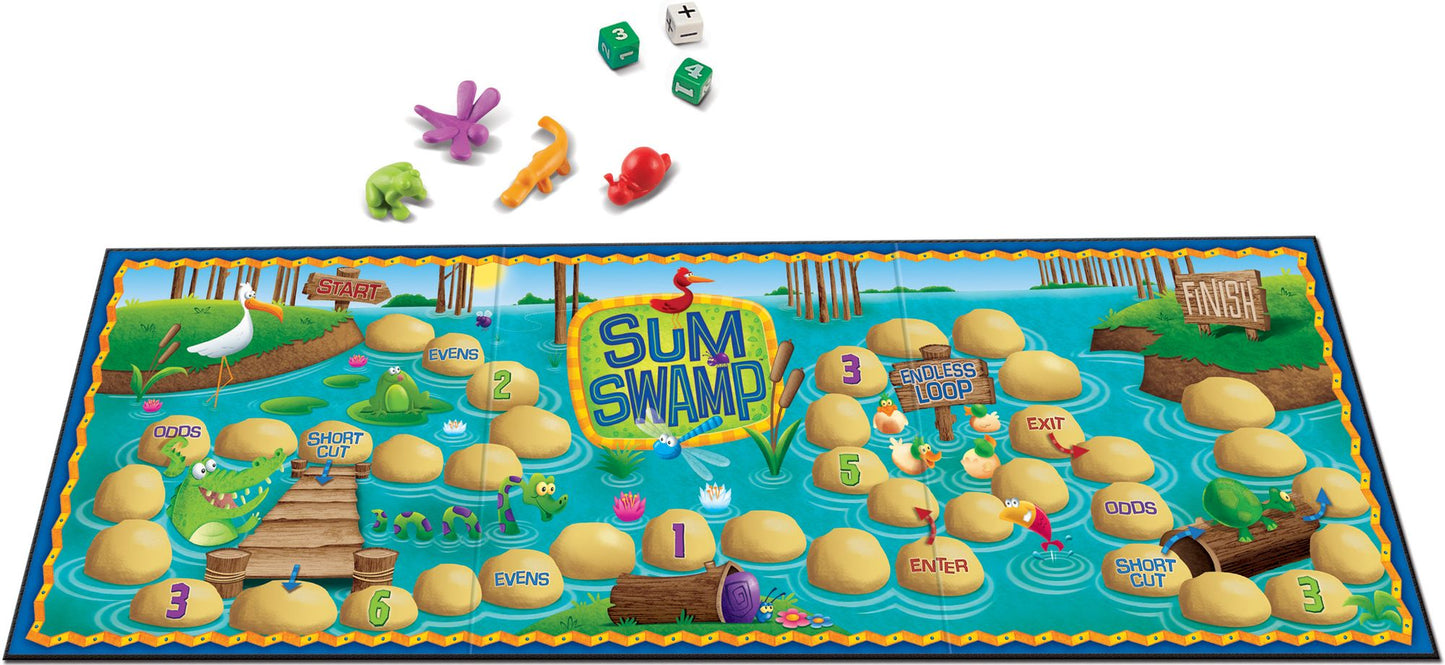 LEARNING RESOURCES LER5052 SUM SWAMP-GR. PREK+ ADDITION AND SUBTRACTION