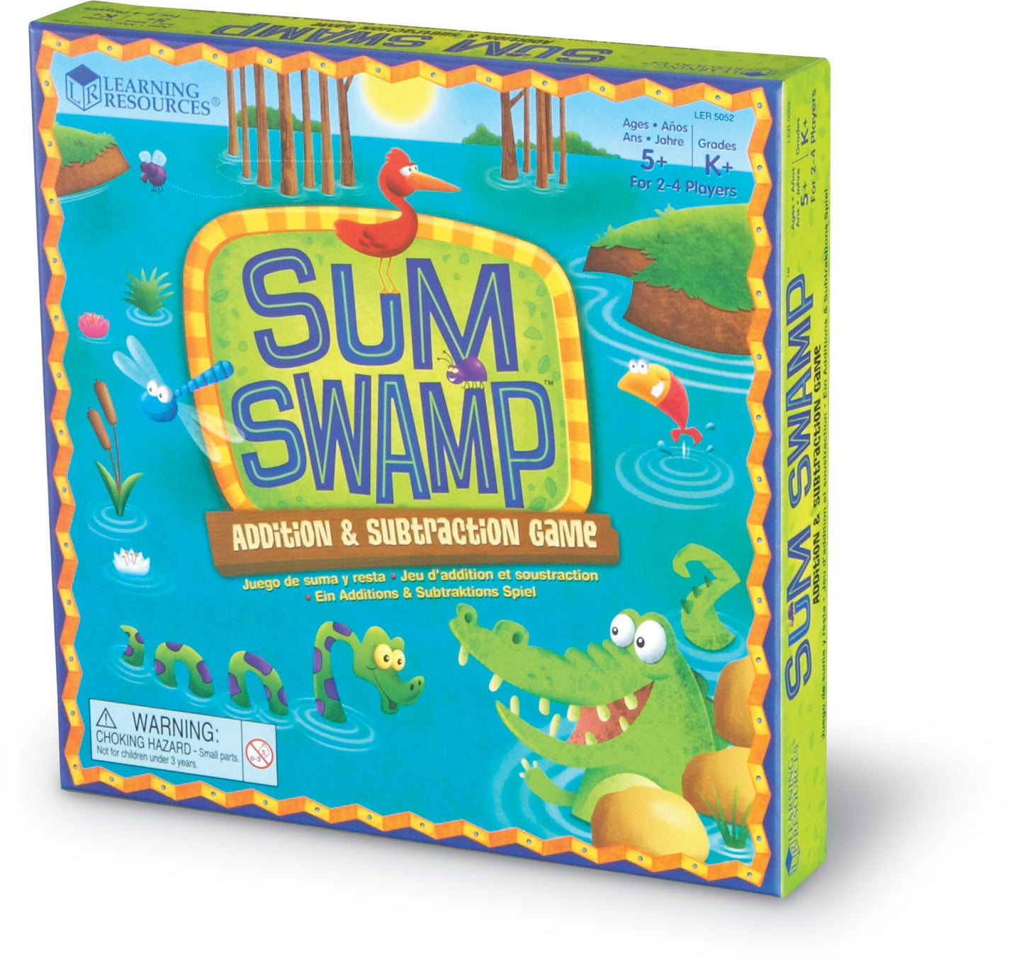 LEARNING RESOURCES LER5052 SUM SWAMP-GR. PREK+ ADDITION AND SUBTRACTION