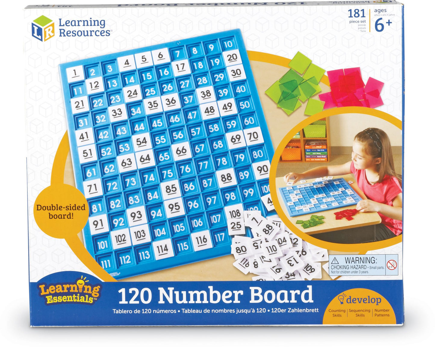 Learning Essentials 120 Number Board