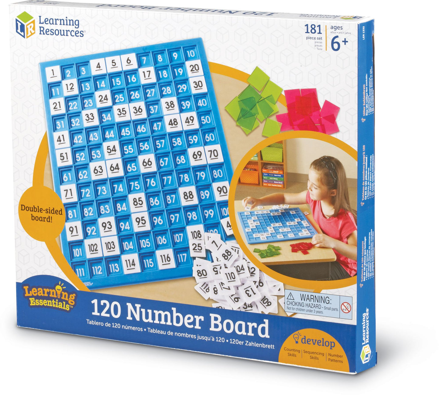 Learning Essentials 120 Number Board