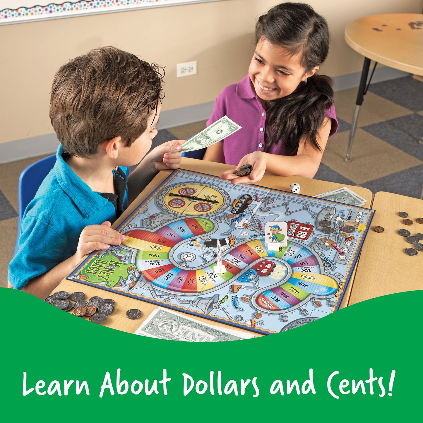 Money Bags Coin Value Game