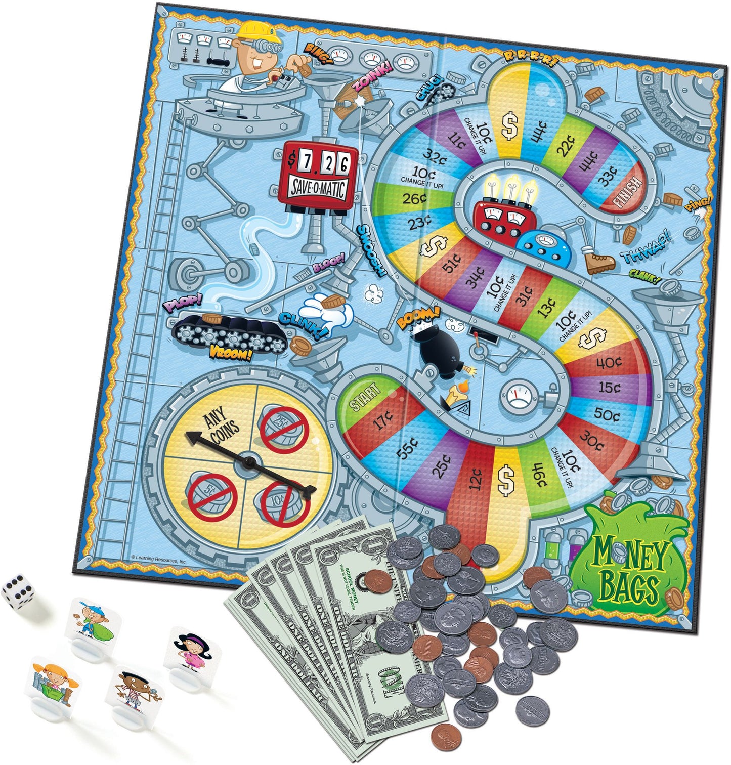 Money Bags Coin Value Game