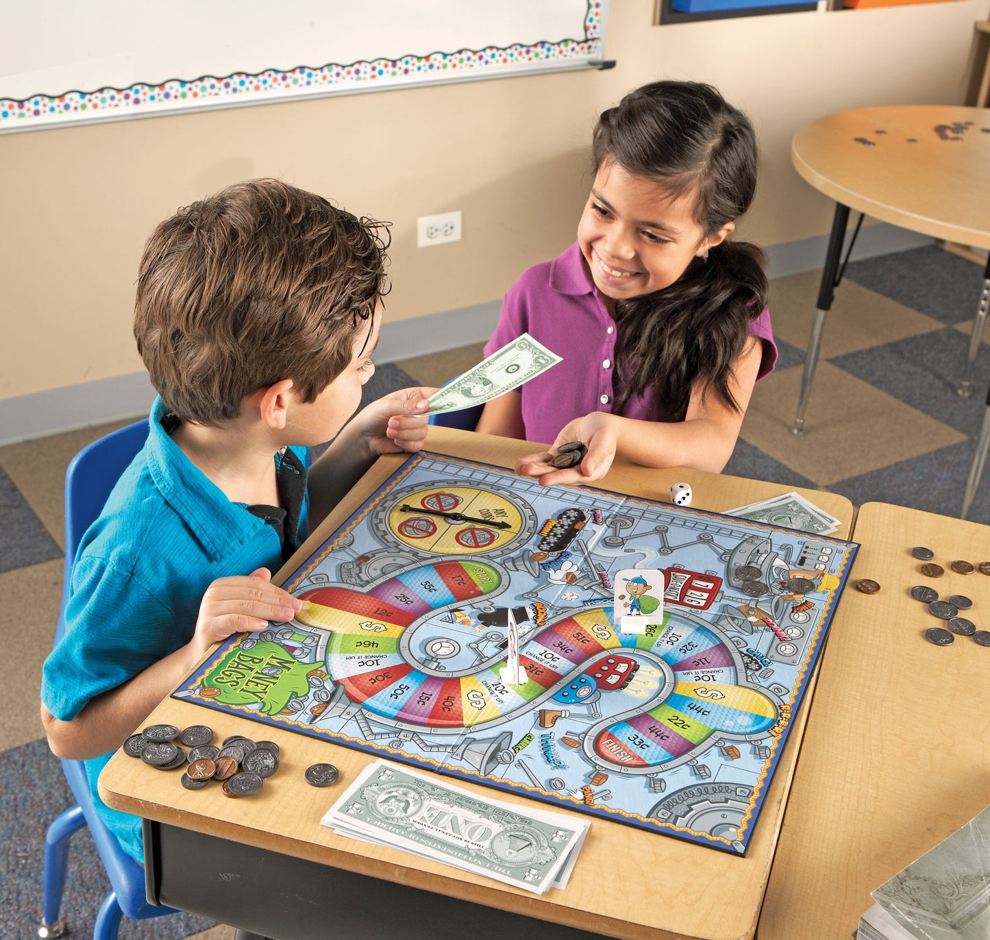Money Bags Coin Value Game