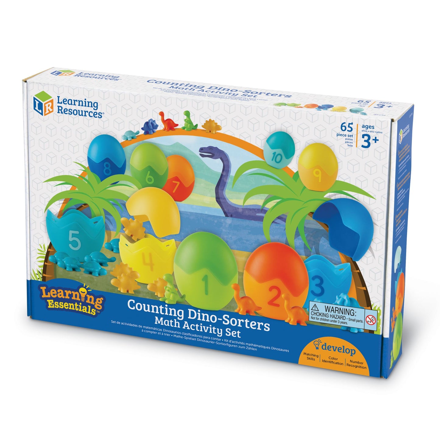 Learning Resources Counting Dino-Sorters Math Activity Set